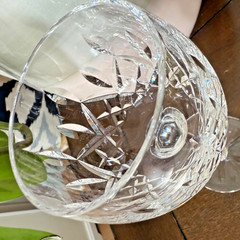 Waterford Irish Crystal Lismore Pattern 7 1/2″ Tall Hock Wine Glass