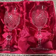 HOYA Crystal Wine glass 2pcs set 16cm/6.29″ HOYA Crystal HOYA Crystal Crystal