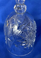 Libbey American Brilliant Goblet 7 1/8” David Star Pressed Cut Glass Water Wine