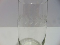 3 Anchor Hocking Laurel Flat Tumblers 12 oz 1951-1965
