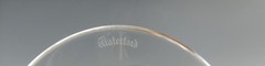 Vintage Waterford Crystal Millennium Waterford Love Toasting Flute With Chips