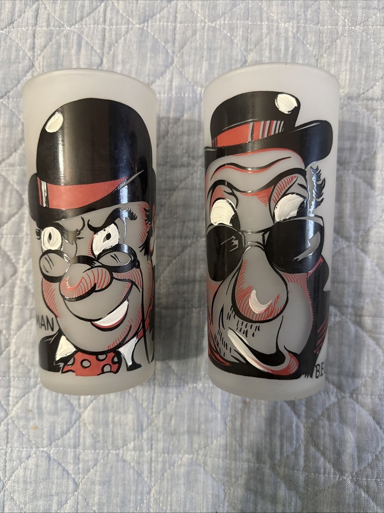 Lot Of 2 1950’s Federal Gay Fad Glasses Rich Man, Beggar Man