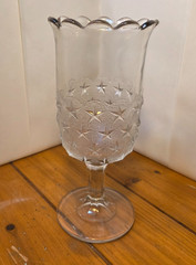Vintage Crystal Goblet Wine Glass