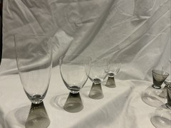 Mid Century Rosenthal Fortuna Wine Glasses Elsa Fischer-Treyden Set of 19