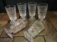 Set of 6 Vintage Imperial Cape Cod – 6 1/4″ WATER GOBLETS Glasses