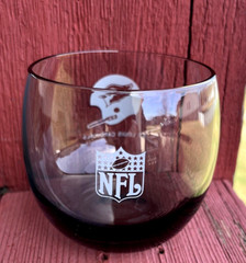 70’s St Louis NFL Cardinals Football Rocks Glasses Gas Give-aways, Set of 4
