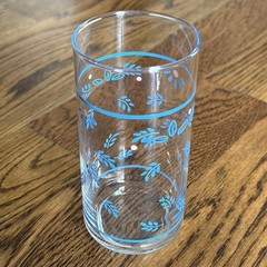 Vintage Corelle Drinking Glasses Subtle Blue Set of 3