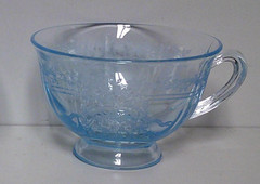 Fostoria JUNE (AZURE BLUE) Tea Cups SET OF SIX More Here