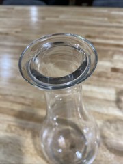 Vintage Cut/ Etched Crystal Grapevine Wine Glass Replacement Piece8 Inches Tall
