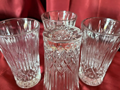 Fostoria Elegant (4) Iced Tea / Water Glasses 5.5″ NEW OLD STOCK ,Vintage