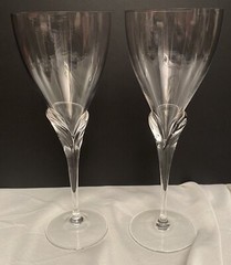 Rosenthal Studio Line Crystal Tapered Red Wine Glass Goblet 8.25″ Tulip Stem