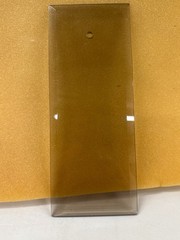 Vintage Smoked Glass Starburst Chandelier Replacement Panel (8-3/4″ x 3-3/8″)