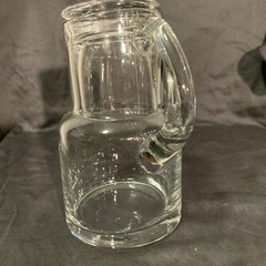 ‘Tumble Up’ Carafe Jug Pitcher W Nesting Glass 7 In Nightstand Desk Water Drink