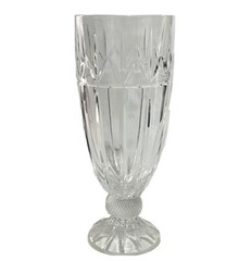 Godinger OLYMPIA Clear Cut Crystal Iced Tea Glasses 7 7/8”