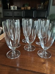 Set Of 6 WATERFORD VINTAGE Crystal Marquis Iced Beverage Glasses Germany 16oz