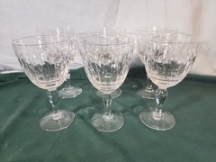 ROYAL BRIERLEY Sundringham Water Goblets, Set of 6 NICE!