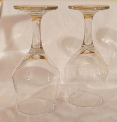Pair Libbey Estate Wine Glasses 3364 Chip Resistant Crystal Clear 8.5oz