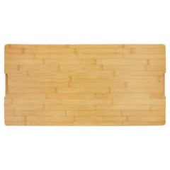 Personalized Charcuterie Cutting Board with Drip Ring, Bamboo Wood, 23.75″ x 12″