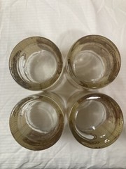 Vintage Courier and Ives Lowball Glasses/Barware