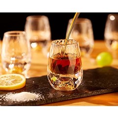 Diamond Shot Glasses (1.5oz), Crystal Shot Glass Unique Diamond Design – 6 pcs
