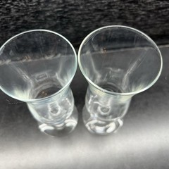 Set of 2 -Cordial/Sherry/ Shot /Parfait Dessert Glasses -Clear-Party Decor 6”