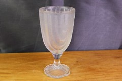 Anchor Hocking Shell Iced Tea Glass (es) Scallop Foot Textured 6 «