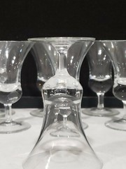 SET OF 7 – MCM Flared Champagne Wine Martini Cocktail 3 OUNCE Stemware 4 3/4″