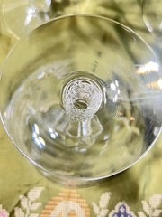 Vintage Fostoria Navarre Etched Crystal Champagne/Tall Sherbet Coupe Set Of 4