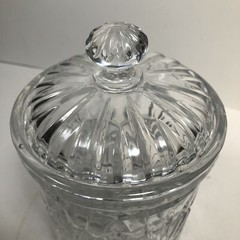 Godinger Silver Art Co, Crystal Freedom Biscuit Jar 8″ H x 4-1/2″ D