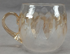 EAPG New England Glass Pomona Acanthus Leaf Punch Cup Circa 1885-1887