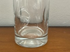4 Vintage LIBBEY Crisa Thumbprint/Impressions Dimple Tall Glasses 6” Clear NOS
