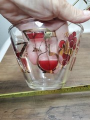 MCM Gay Fad Studios Double Ice Bucket Brass Caddy 22KT Gold Accent Bar Decor