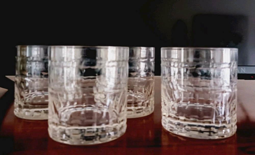 Imperial Glass-Ohio – HAMPTON Old Fashioned Glasses – Set/4 – Vintage*