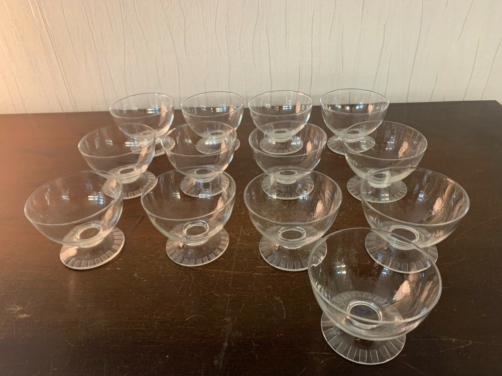 4 Champagne Glasses Model Briançon Crystal By Daum (Price Per Unit) Mod1