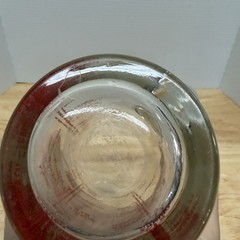 Glass Cocktail Recipe Pitcher w/ Handle & Spout