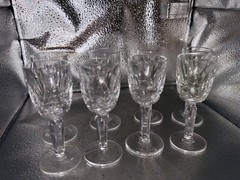 Set of 8 Waterford Crystal Kildare Cordial Glasses 4 Inches See Pictures