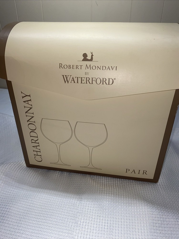 Robert Mondavi by Waterford Chardonnay wine glasses
