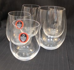 Riedel Crystal O Five Piece Assortment of Varied Wine Drinking Glasses