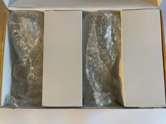 Dublin Shannon Set of Four 9oz. Crystal Wine Goblets by Godinger New in Box