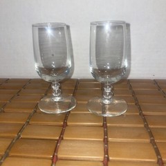 Vintage Clear Brandy Glass Mid Century Modern EstateFind