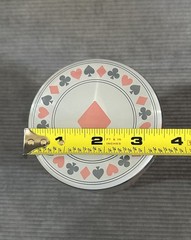 VTG Poker Royal Flush Casino Low Ball Bar Glass Cup Barware Diamond Suit