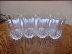 Longchamp 10 Oz Flat Tumbler Tumbler Cristal D’Arques – Set of 4