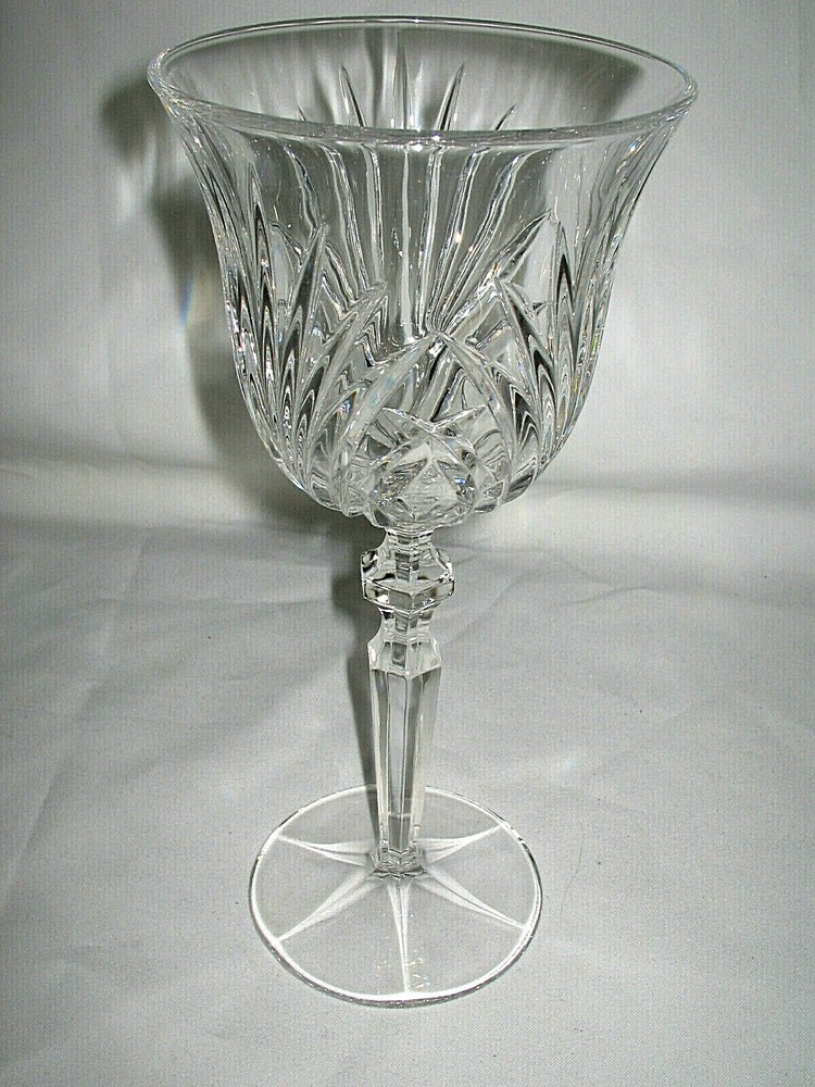 Gorham Crystal Rosewood Water Goblet Glass 8 1/4” EXCELLENT