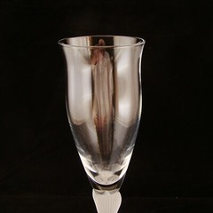Mikasa Crystal SEA MIST CLEAR / FROST Fluted Champagne Glass(es) EXCELLENT READ