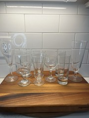 Set Of 9 Vintage Libbey Glasses-Various Sizes & Styles