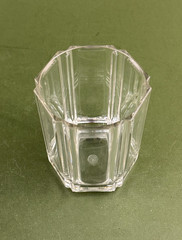 3 Grainware Carlisle Clear Lucite Acrylic Double Old Fashioned Tumblers 4.5»