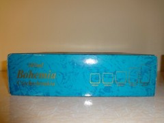 Vintage Bohemia Set of 6 Crystal Tumblers 140ml Wellington Czechoslovakia Boxed