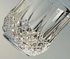 Set of 2 Cristal d’Arques Crystal Longchamp Whiskey Glasses 3.75” H Discontinued