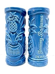 Ceramic Rum Tiki Bar Mugs Vibrant Blue by Tommy Bahama – Maui Set of 2 – 16oz