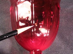 Noritake Provincial Water Goblets Red Set of 5